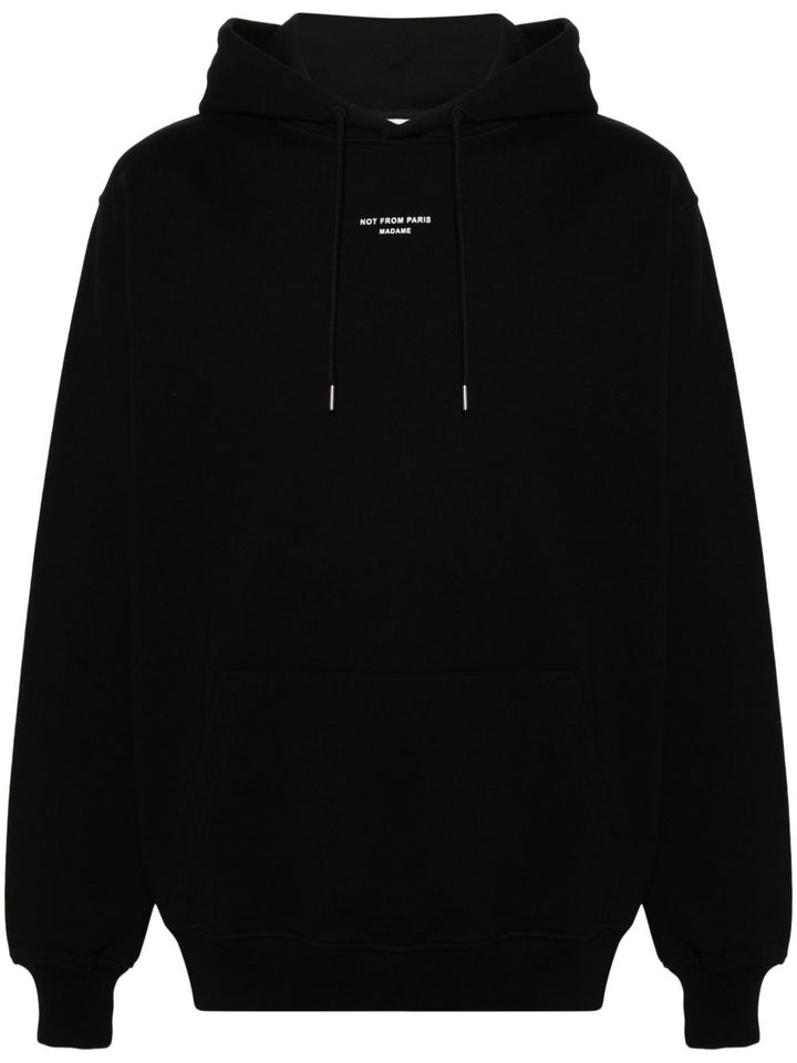 Drole De Monsieur
Felpa in jersey di cotone nero