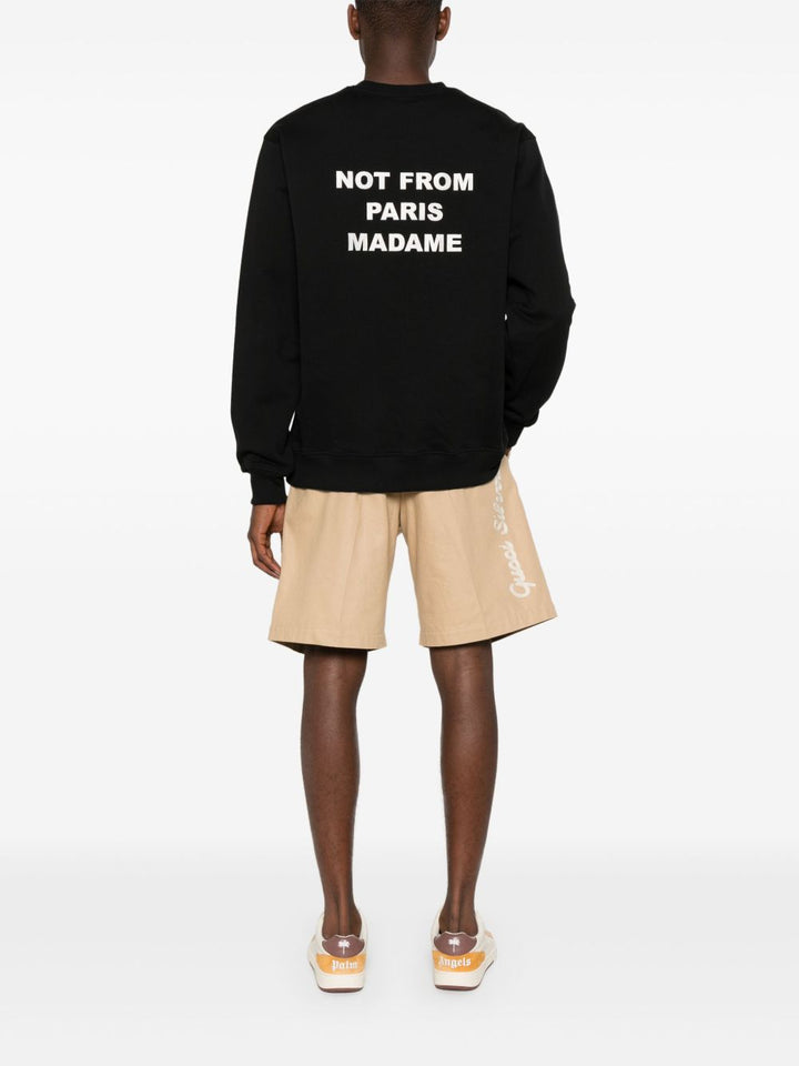 Drole De Monsieur
Felpa nera in morbido jersey di cotone