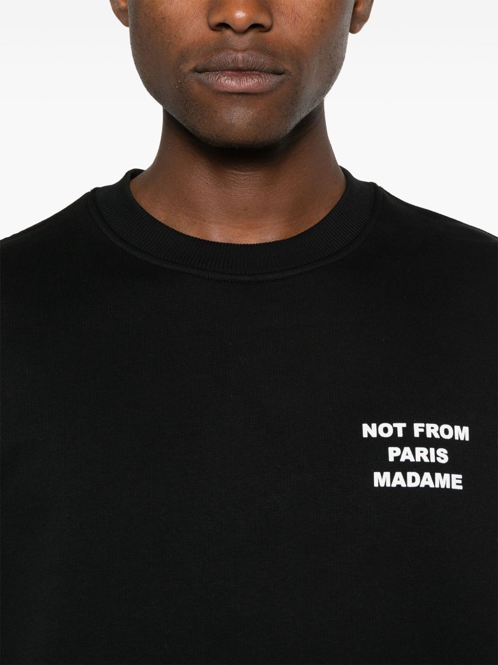 Drole De Monsieur
Felpa nera in morbido jersey di cotone