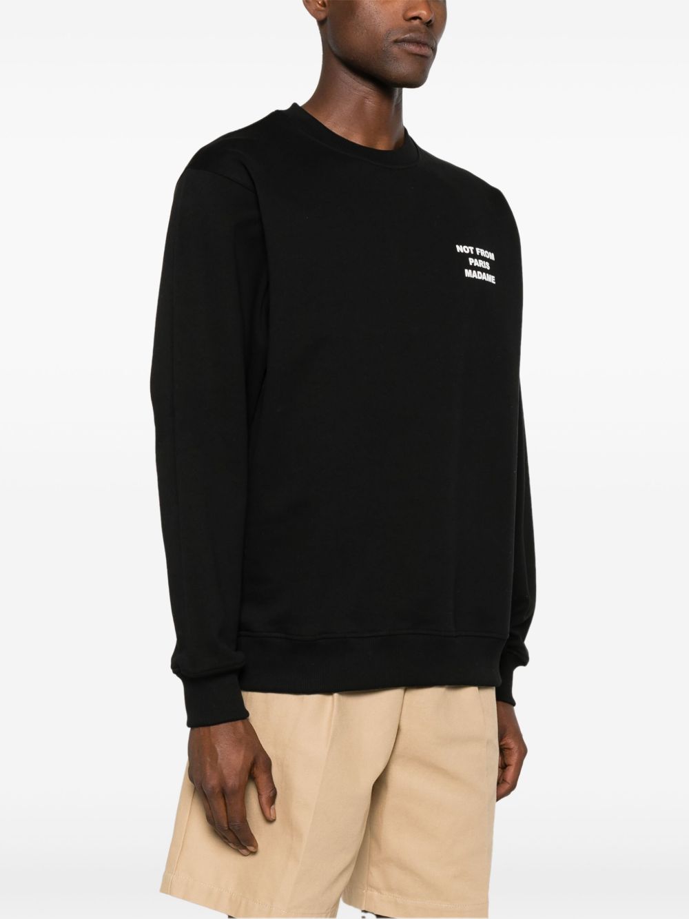 Drole De Monsieur
Felpa nera in morbido jersey di cotone
