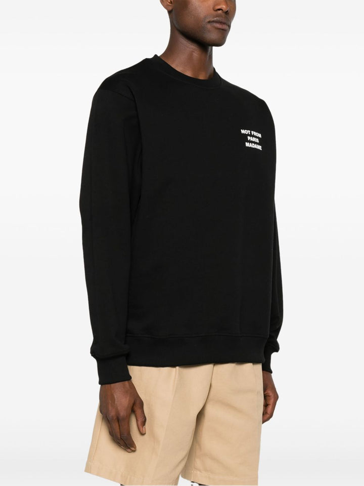 Drole De Monsieur
Felpa nera in morbido jersey di cotone