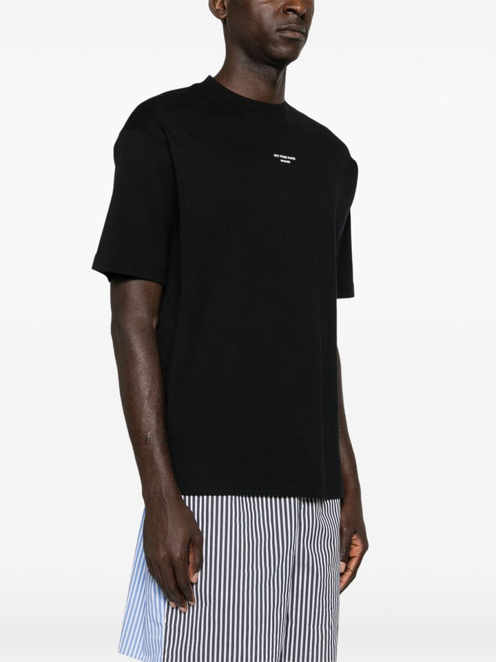 Drole De Monsieur
T-shirt in jersey di cotone nero