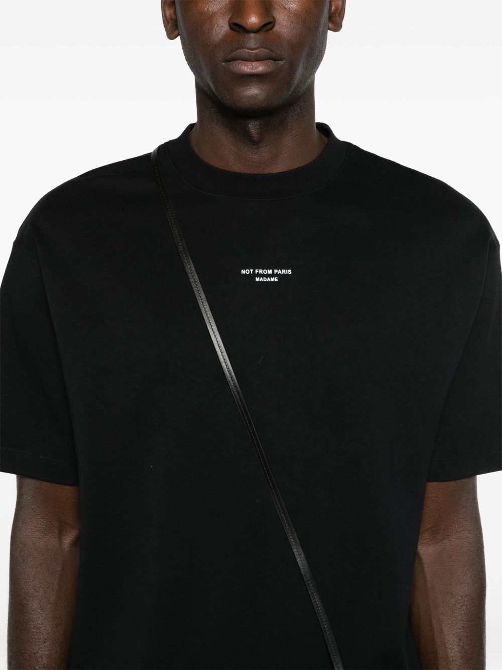 Drole De Monsieur
T-shirt in jersey di cotone nero
