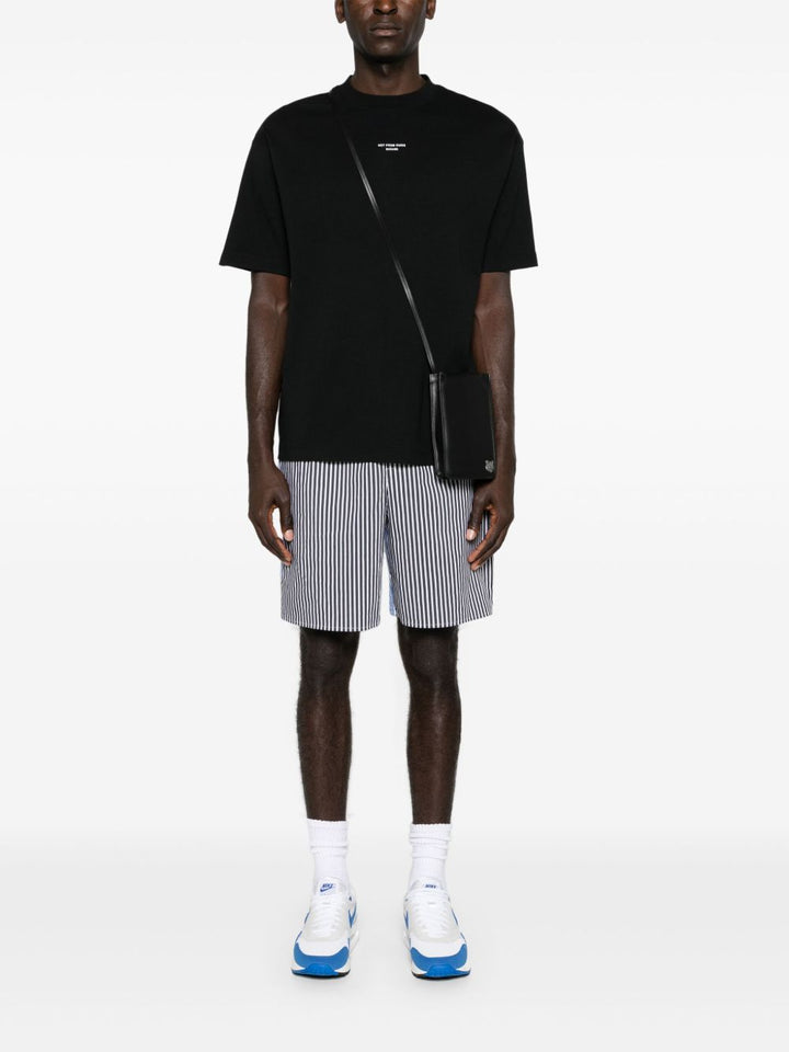 Drole De Monsieur
T-shirt in jersey di cotone nero