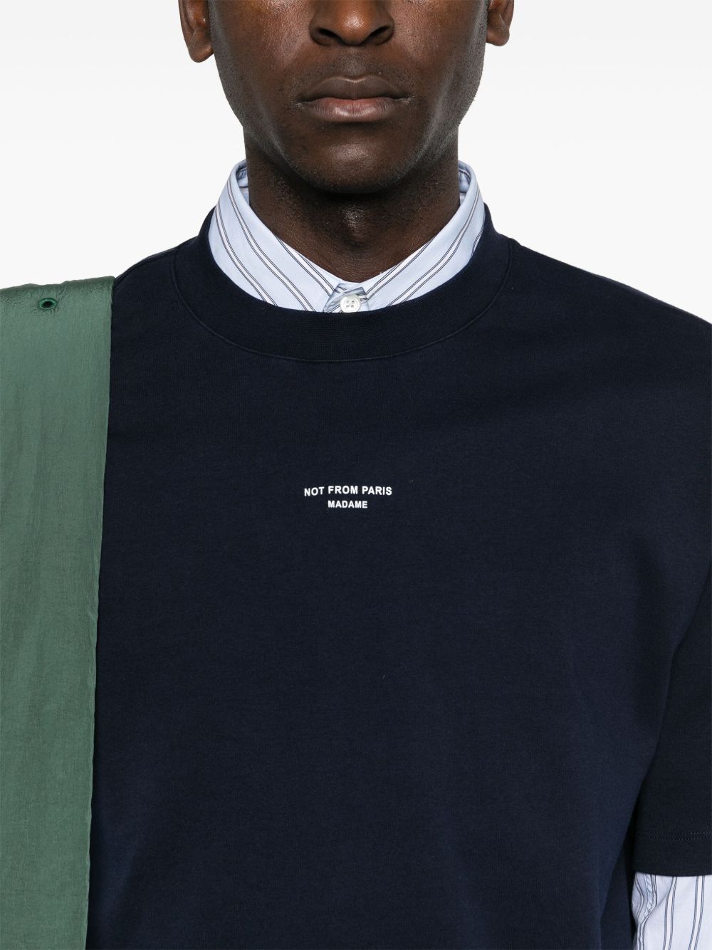 Drole De Monsieur
T-shirt in jersey di cotone blu