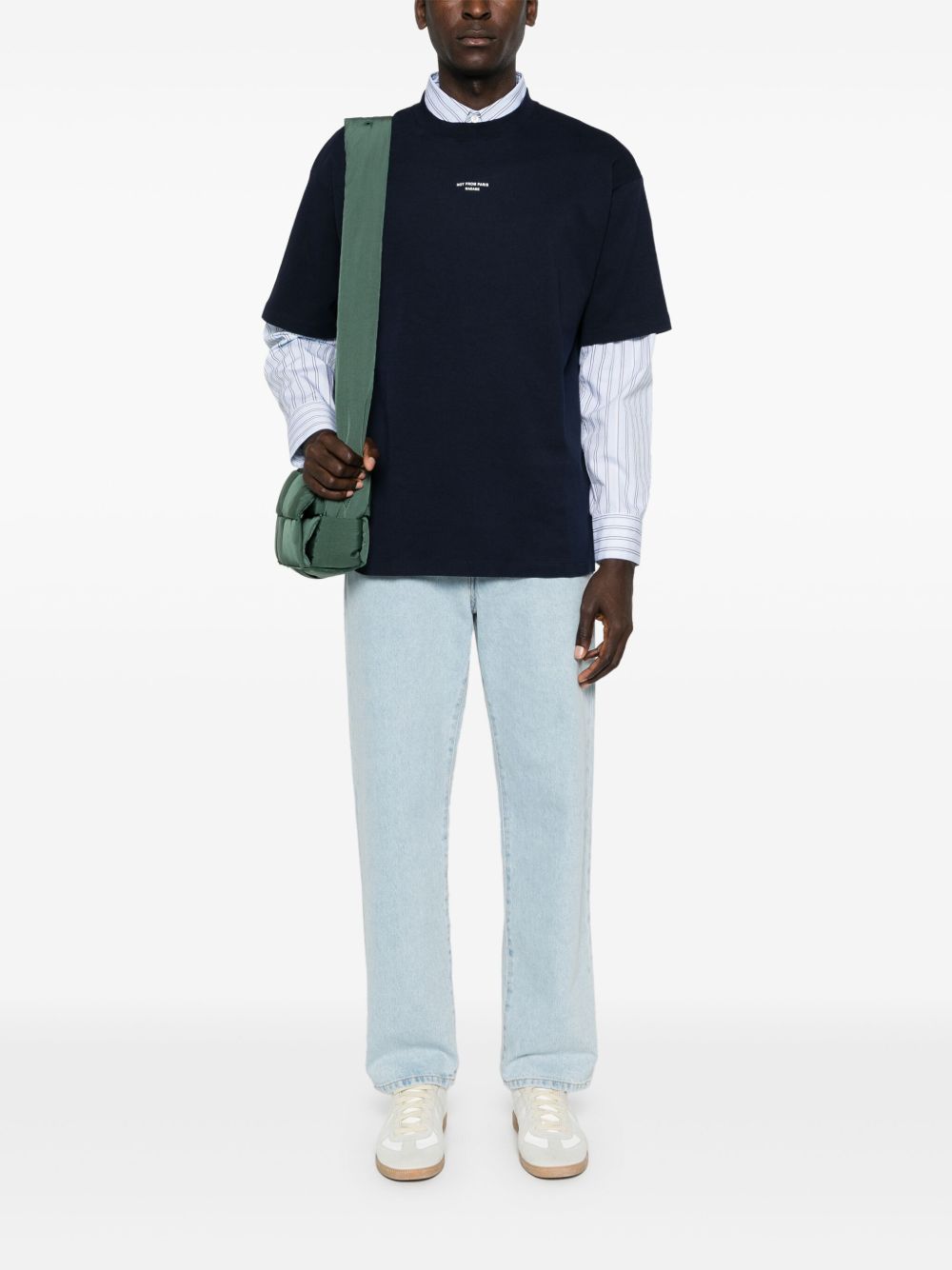 Drole De Monsieur
T-shirt in jersey di cotone blu