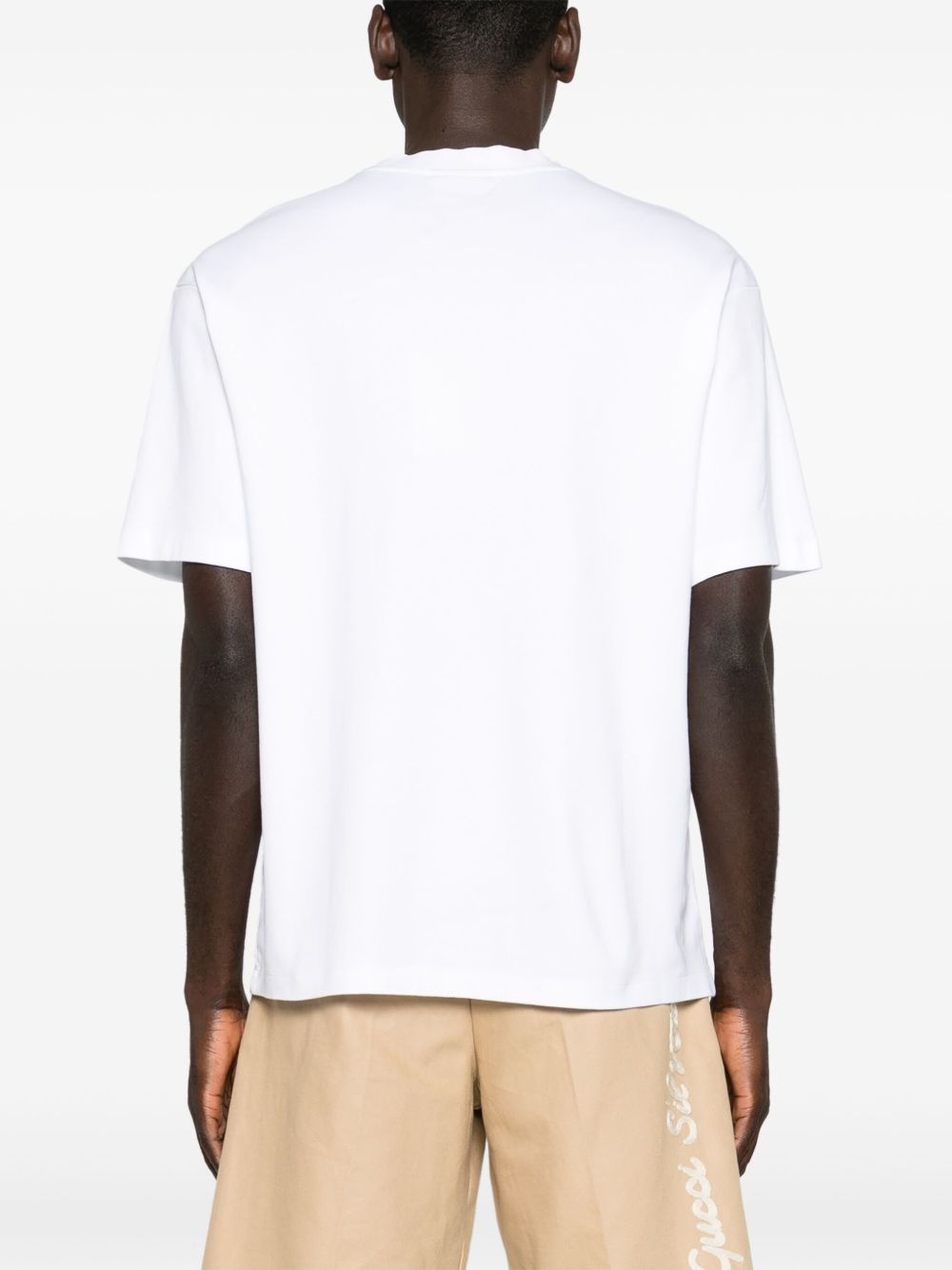 Drole De Monsieur
T-shirt in jersey di cotone bianco