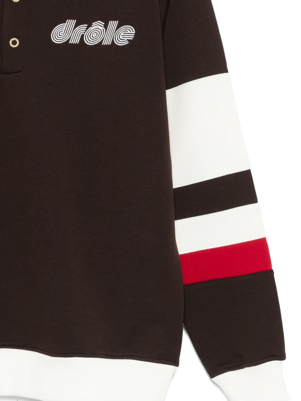 Drôle De Monsieur Polo con dettaglio a righe