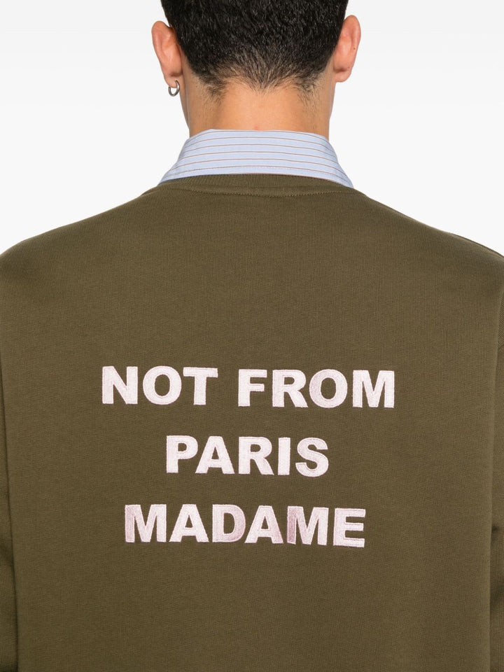 Drôle De Monsieur Felpa girocollo con grafica