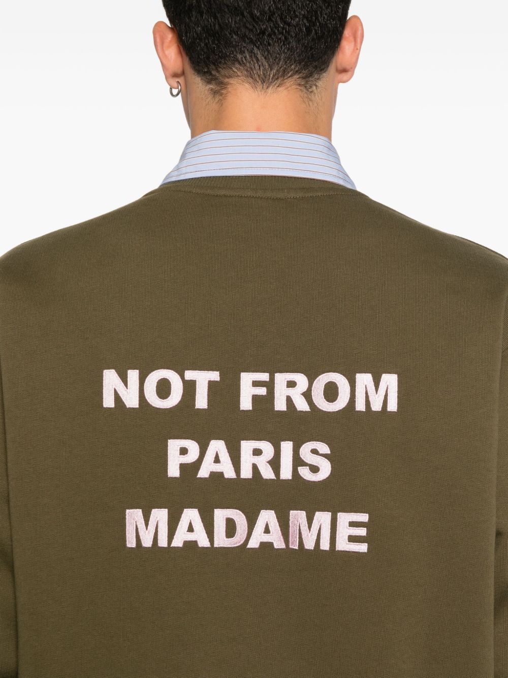 Drôle De Monsieur Felpa girocollo con grafica