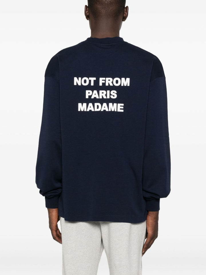 Drôle De Monsieur T-shirt a maniche lunghe