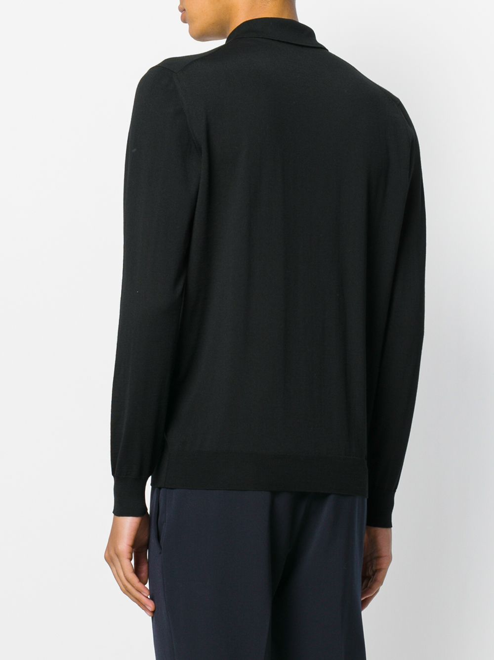 Drumohr
Polo in lana merino nera