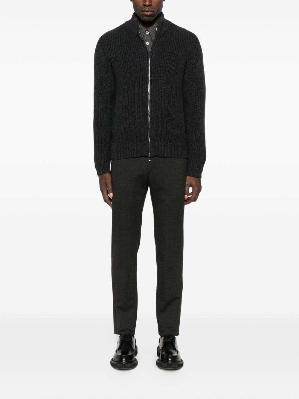 Drumohr Cardigan a coste inglese