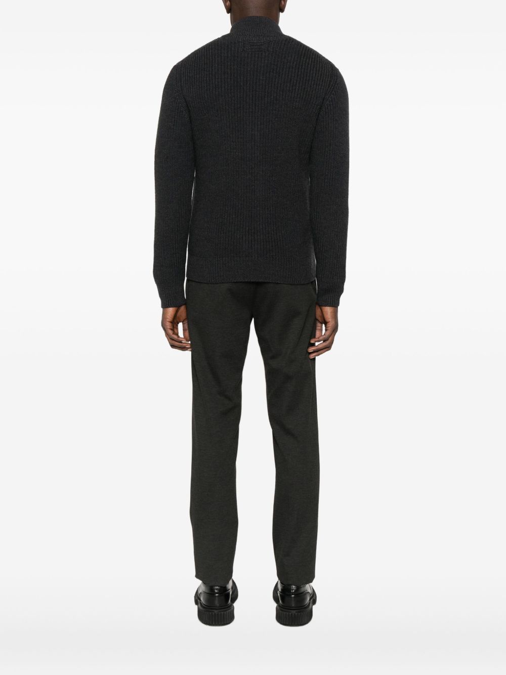 Drumohr Cardigan a coste inglese