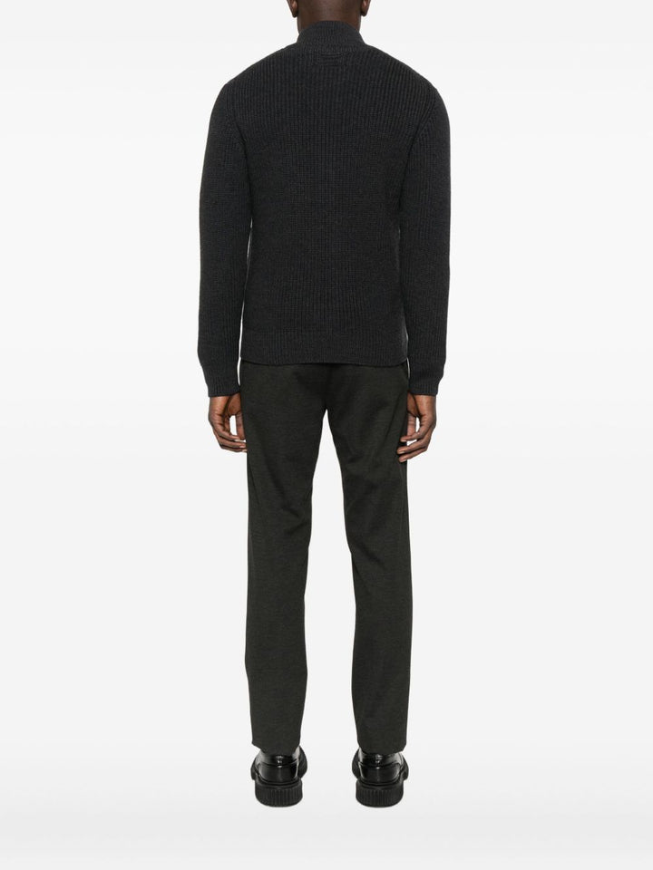 Drumohr Cardigan a coste inglese