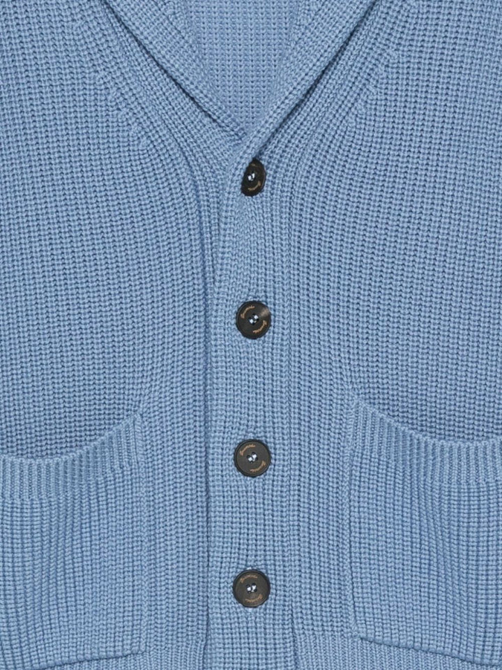 Drumohr
Cardigan con scollo a scialle e tasche applicate
