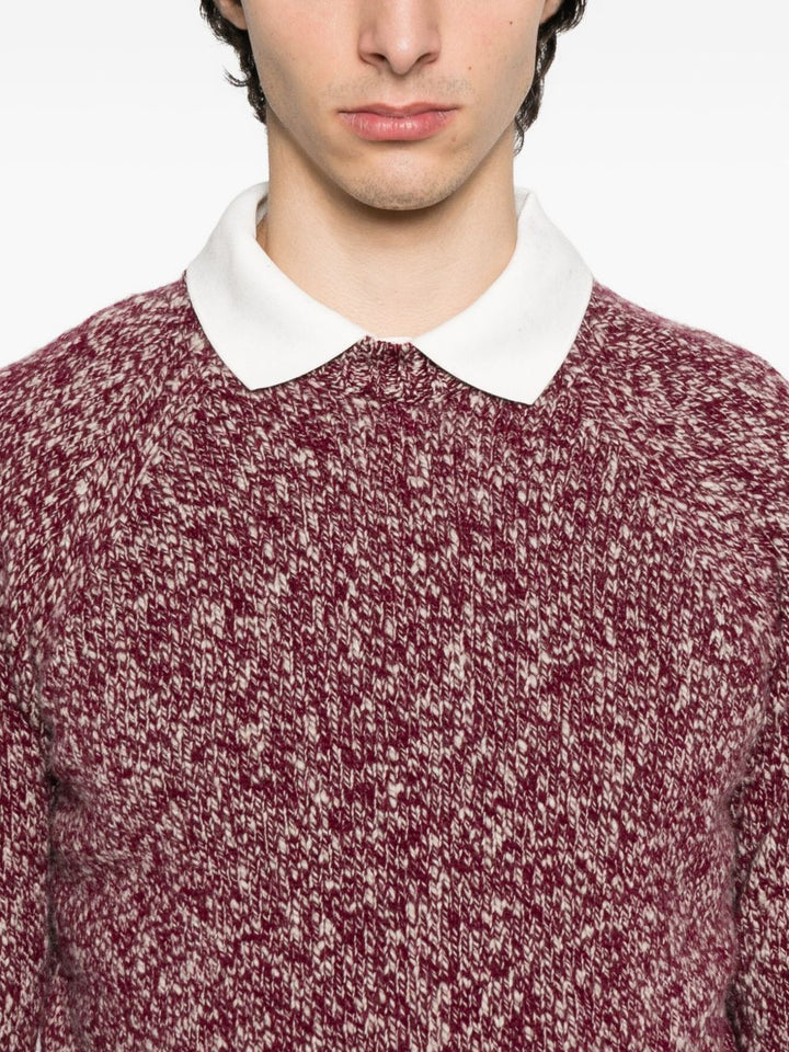 Drumohr Maglione in lana con effetto screziato