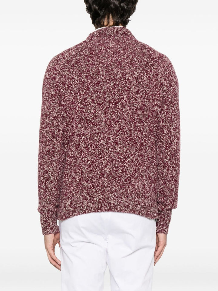 Drumohr Maglione in lana con effetto screziato