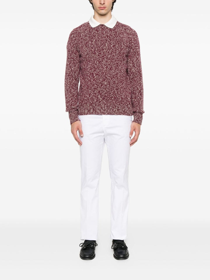 Drumohr Maglione in lana con effetto screziato