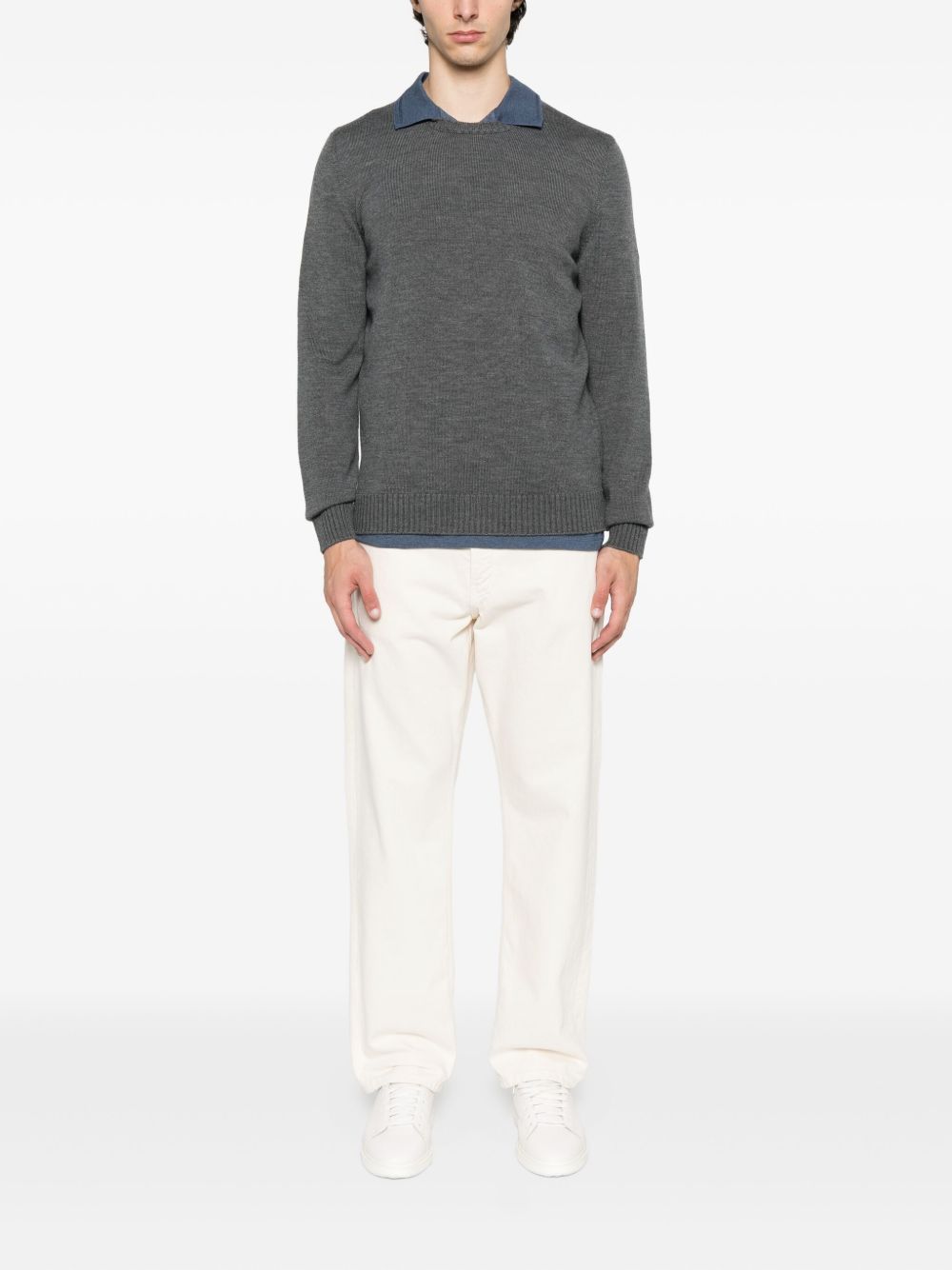 Drumohr Maglione girocollo in lana