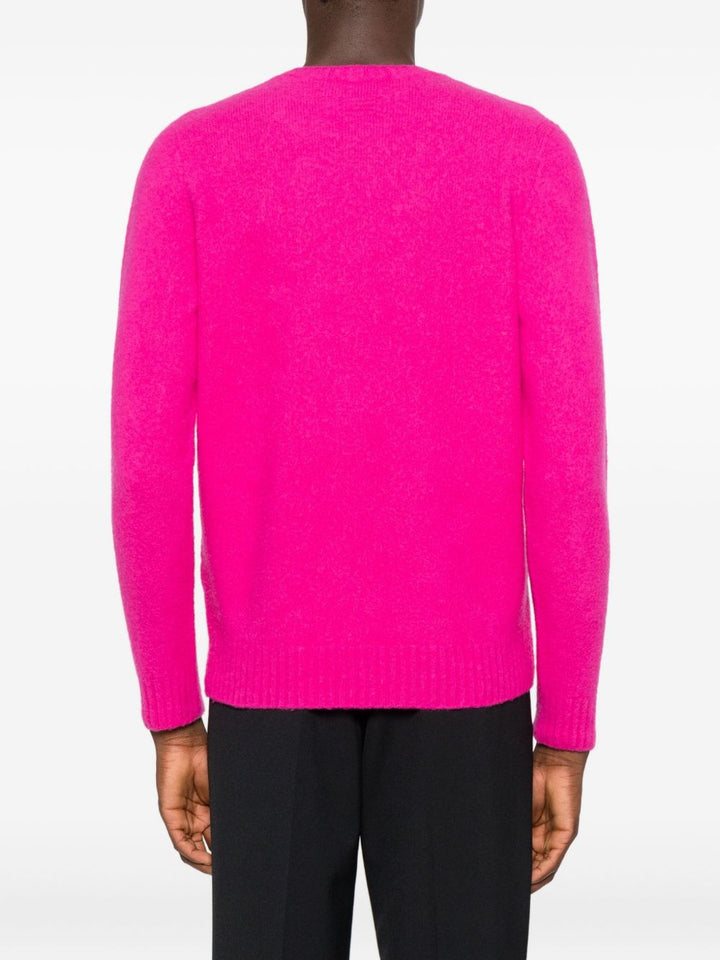 DRUMOHR maglione girocollo, manica lunga, colore fuxia