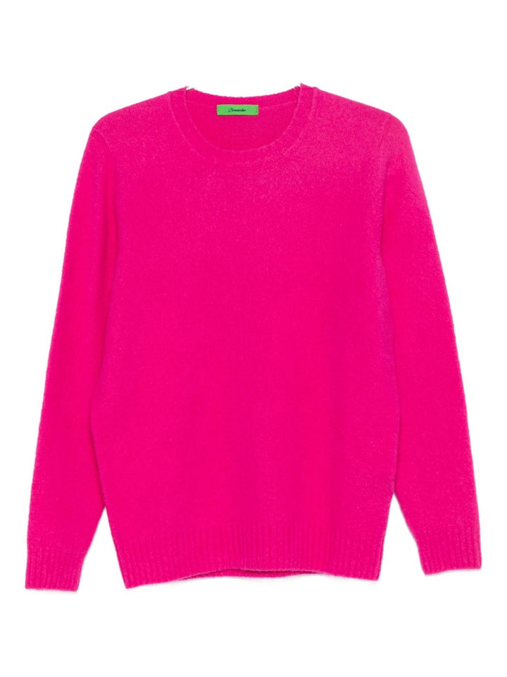 DRUMOHR maglione girocollo, manica lunga, colore fuxia