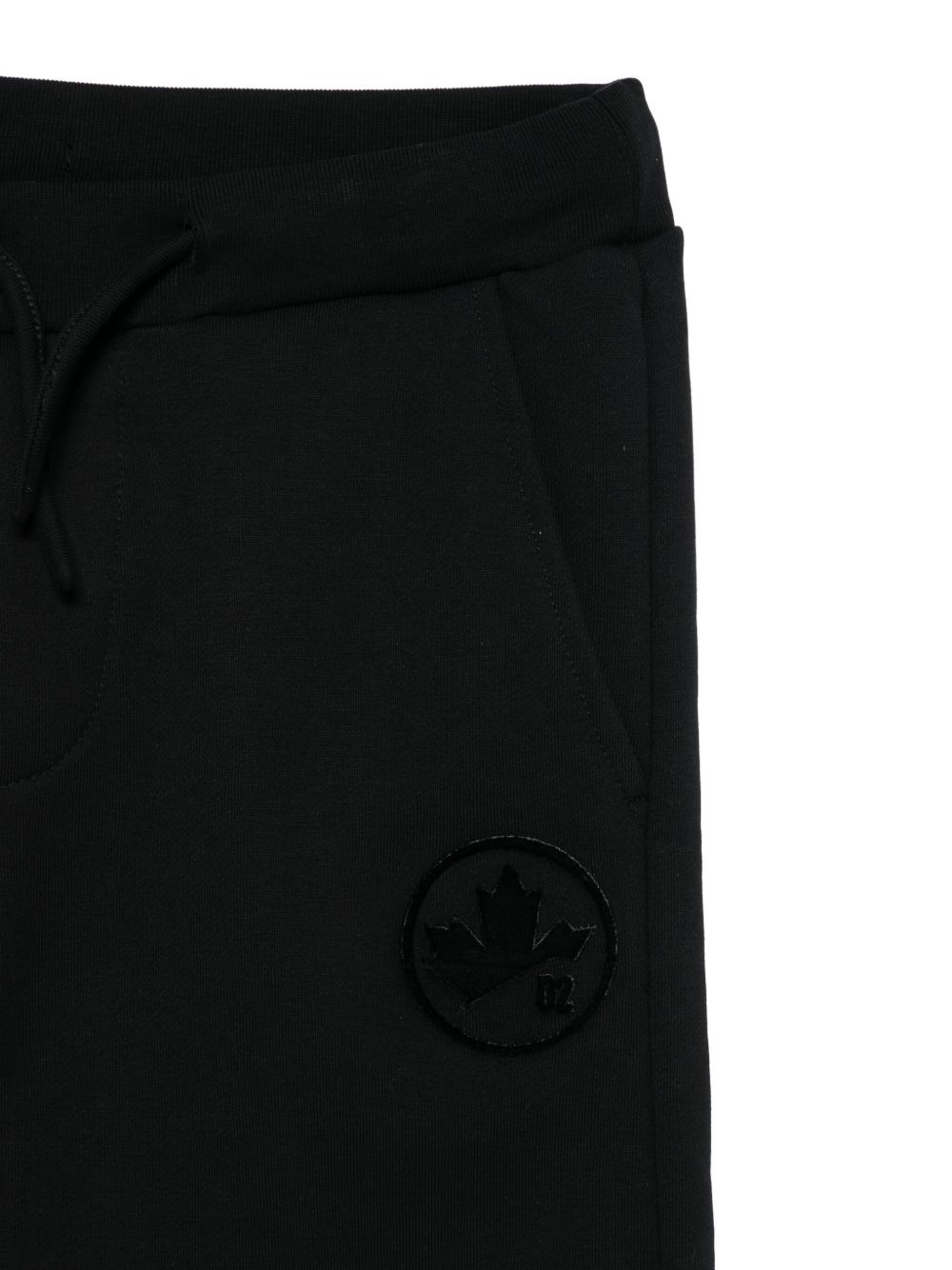 Pantaloni Neri DSQUARED KIDS