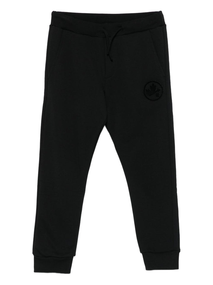 Pantaloni Neri DSQUARED KIDS