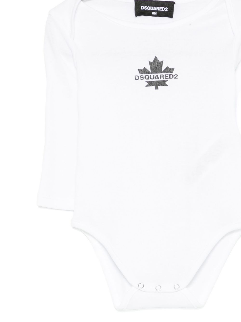 DSQUARED2 KIDS Body in cotone a maniche lunghe