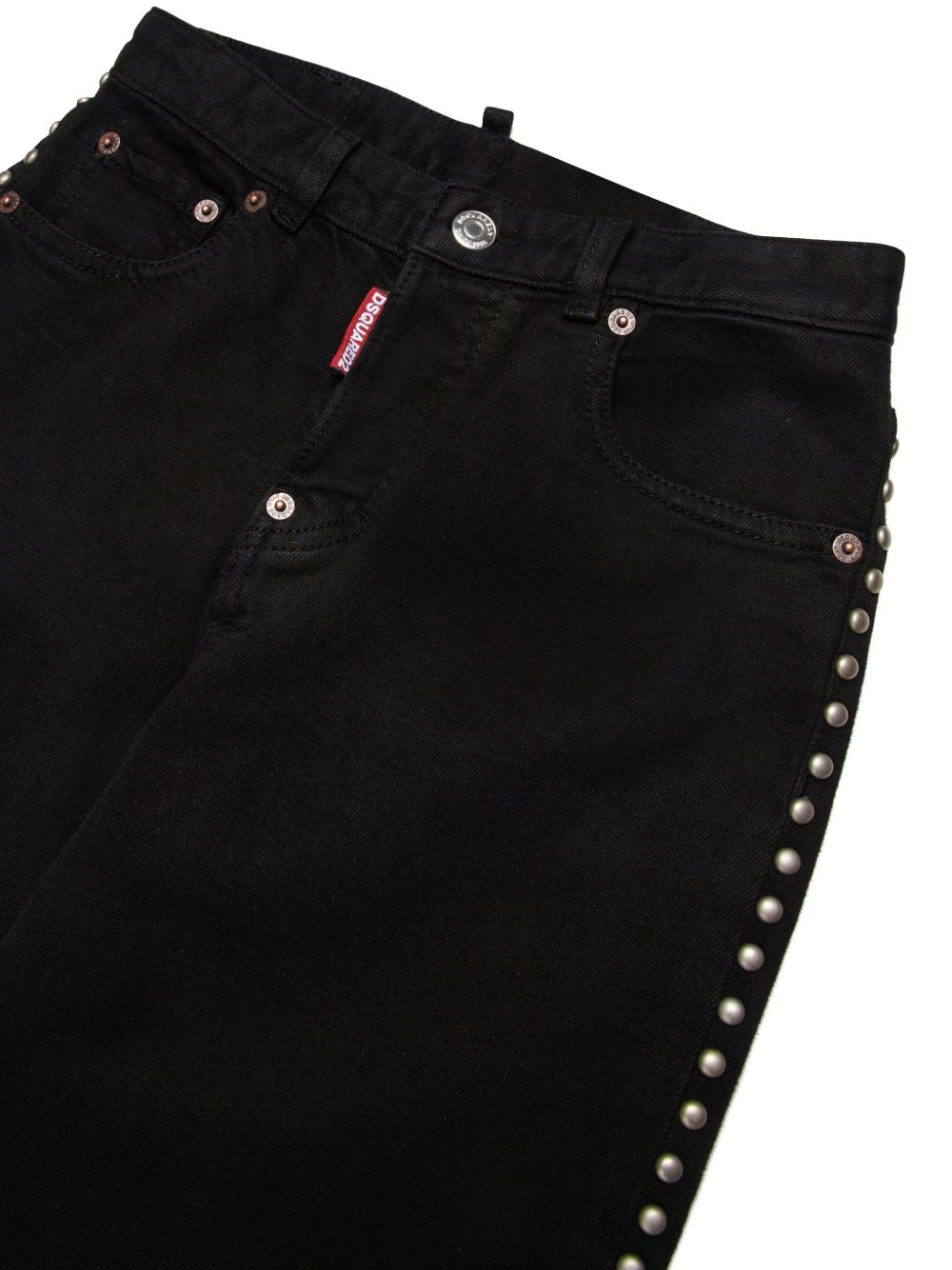 Jeans Nero con Studs DSQUARED KIDS