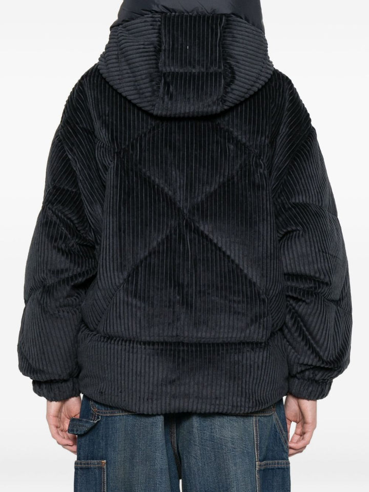 Duno Giacca con cappuccio in velluto a coste