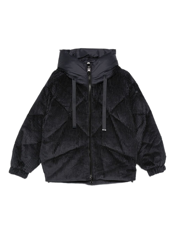 Duno Giacca con cappuccio in velluto a coste