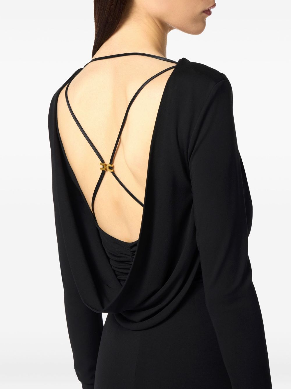 Elisabetta Franchi
Abito drappeggiato a maniche lunghe