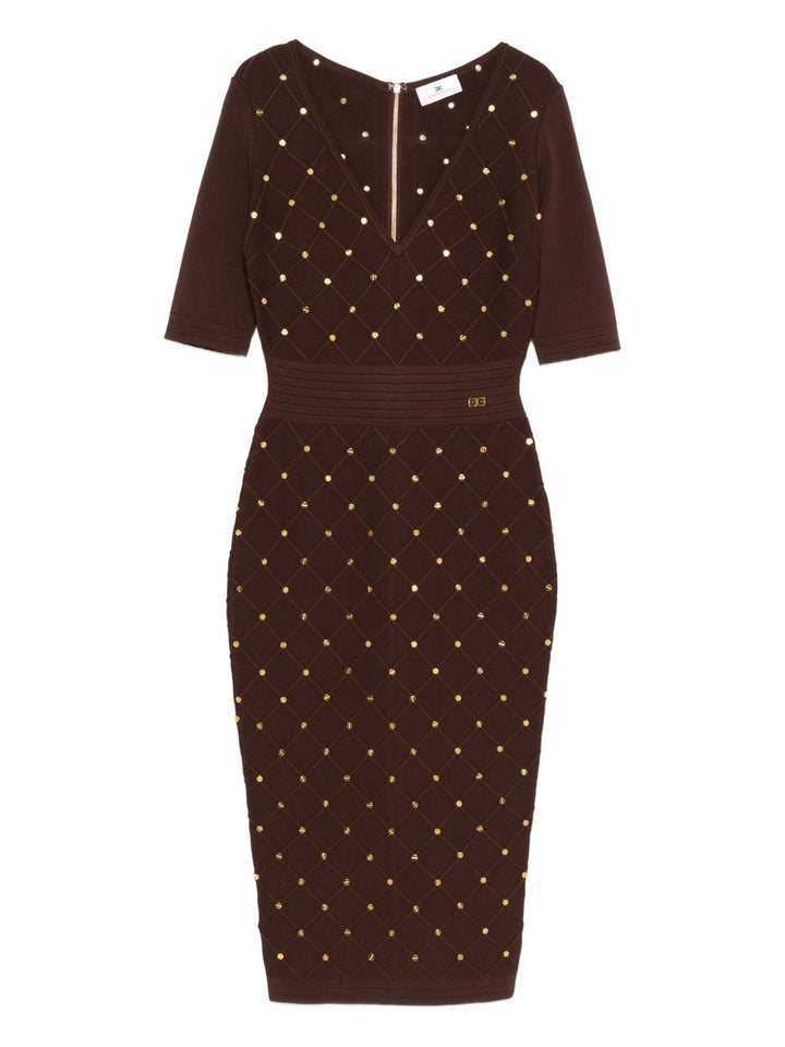 Elisabetta Franchi Abito Marrone