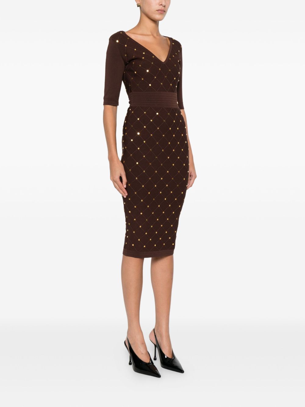 Elisabetta Franchi Abito  Marrone