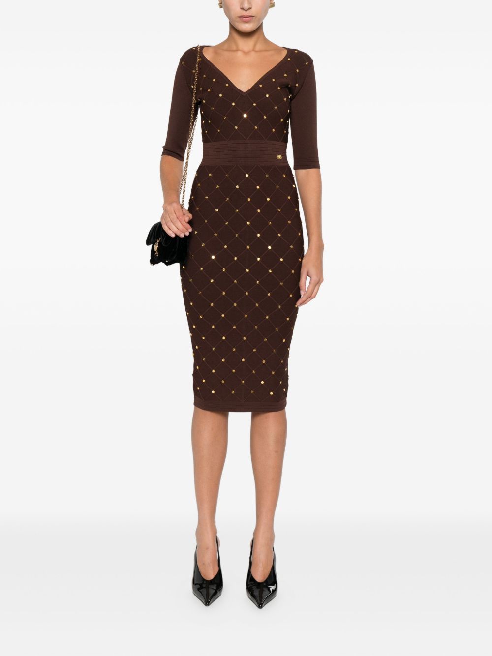 Elisabetta Franchi Abito  Marrone
