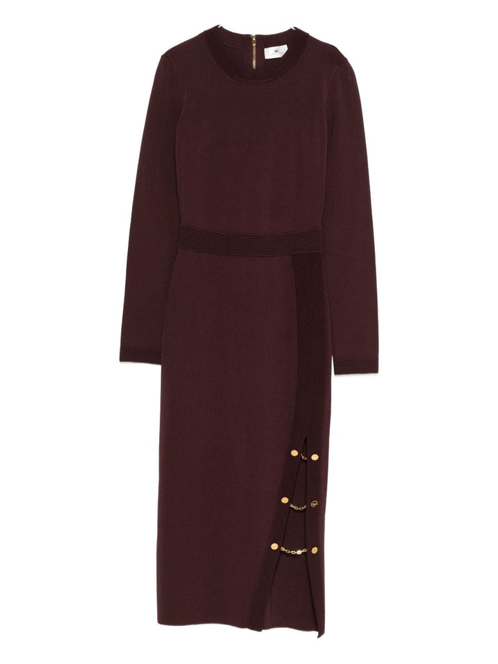 Elisabetta Franchi Abito Bordeaux