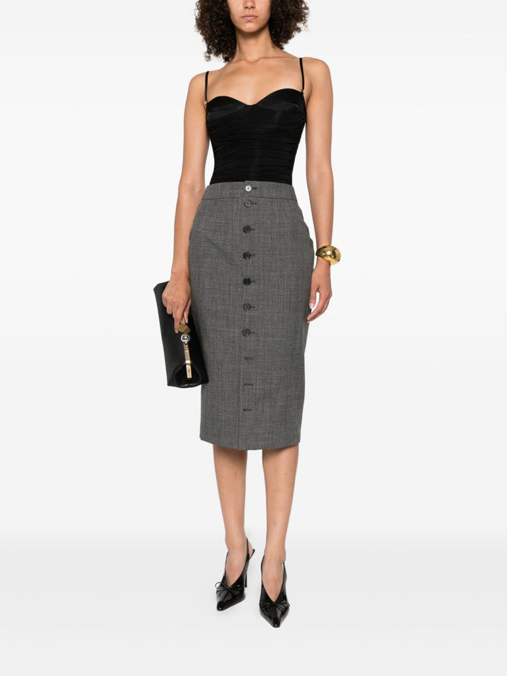 Elisabetta Franchi Body con ruches