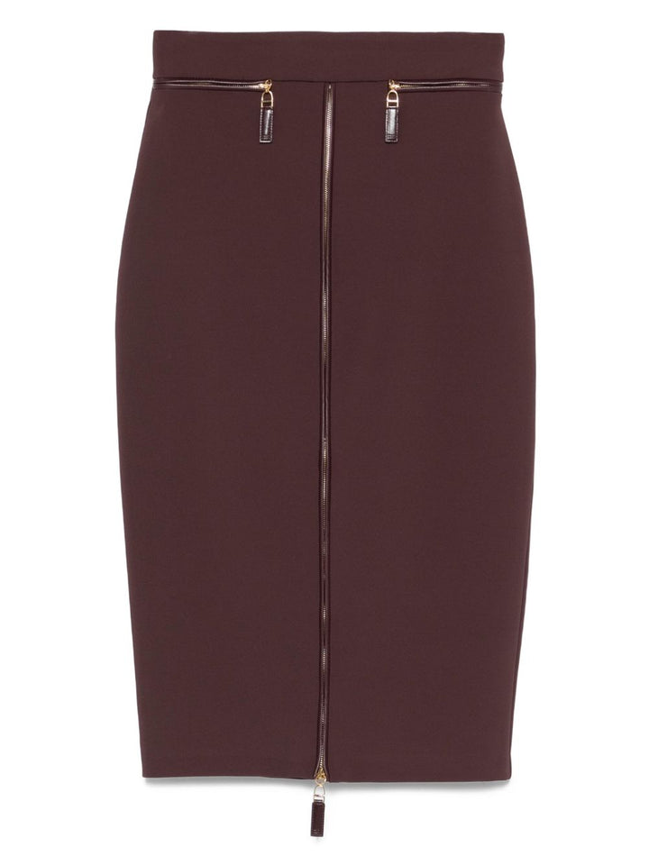 Elisabetta Franchi Gonna bordeaux