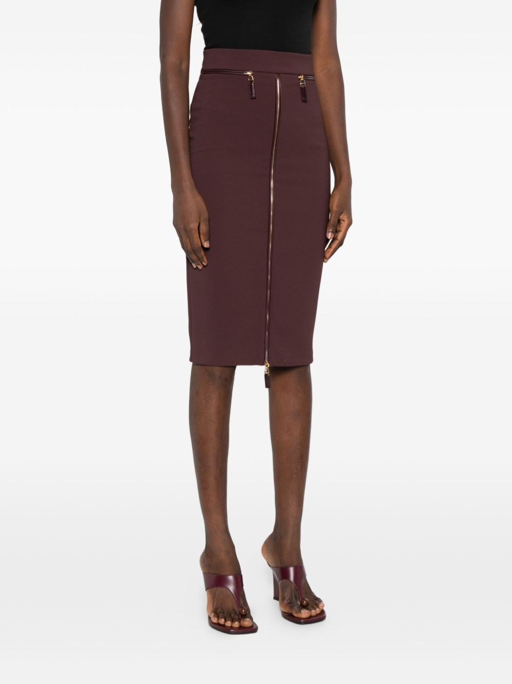 Elisabetta Franchi Gonna bordeaux