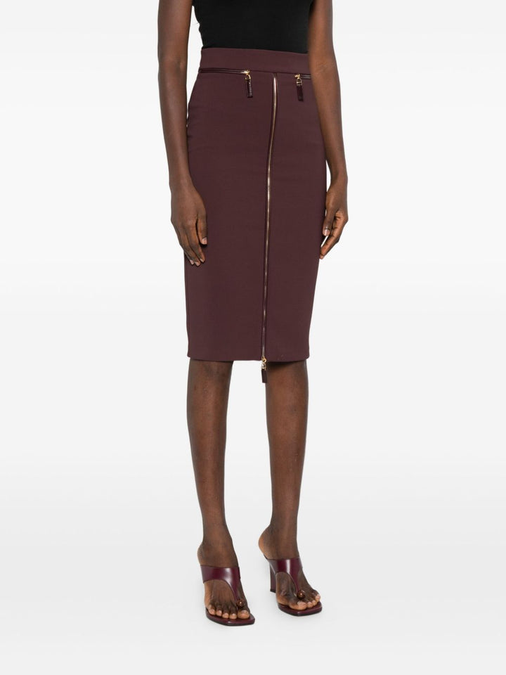 Elisabetta Franchi Gonna bordeaux