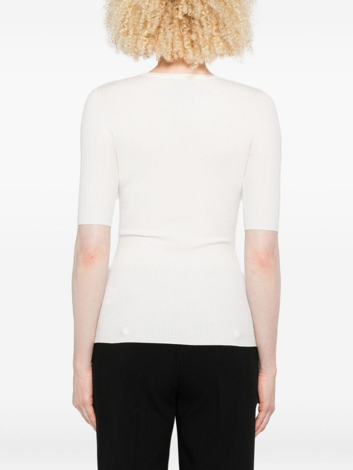 Elisabetta Franchi
Maglia bianco a mezza manica