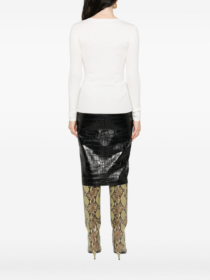 Elisabetta Franchi
Top a coste bianco