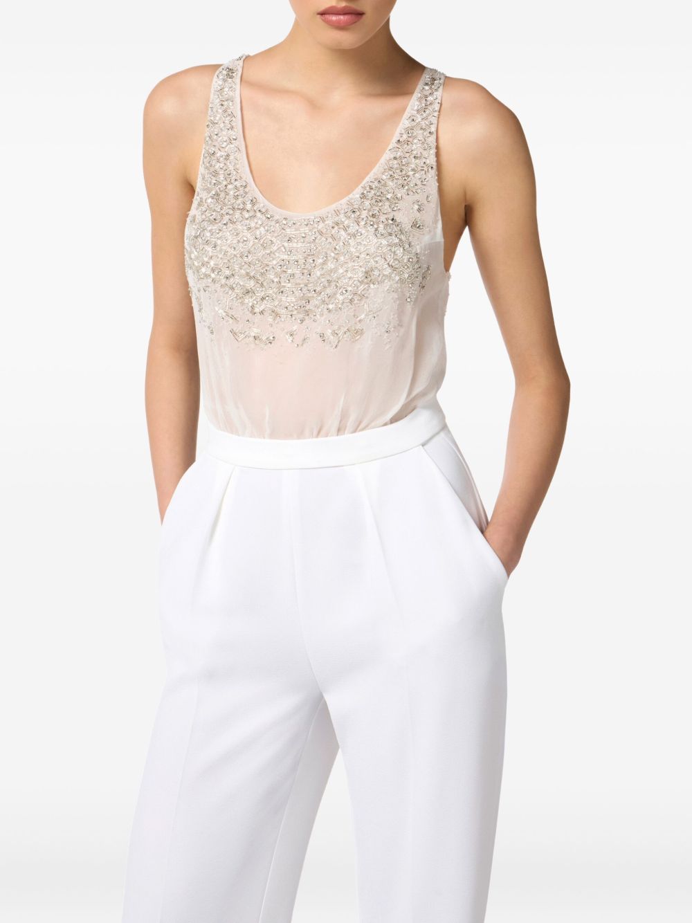 Elisabetta Franchi Tuta intera con decorazione