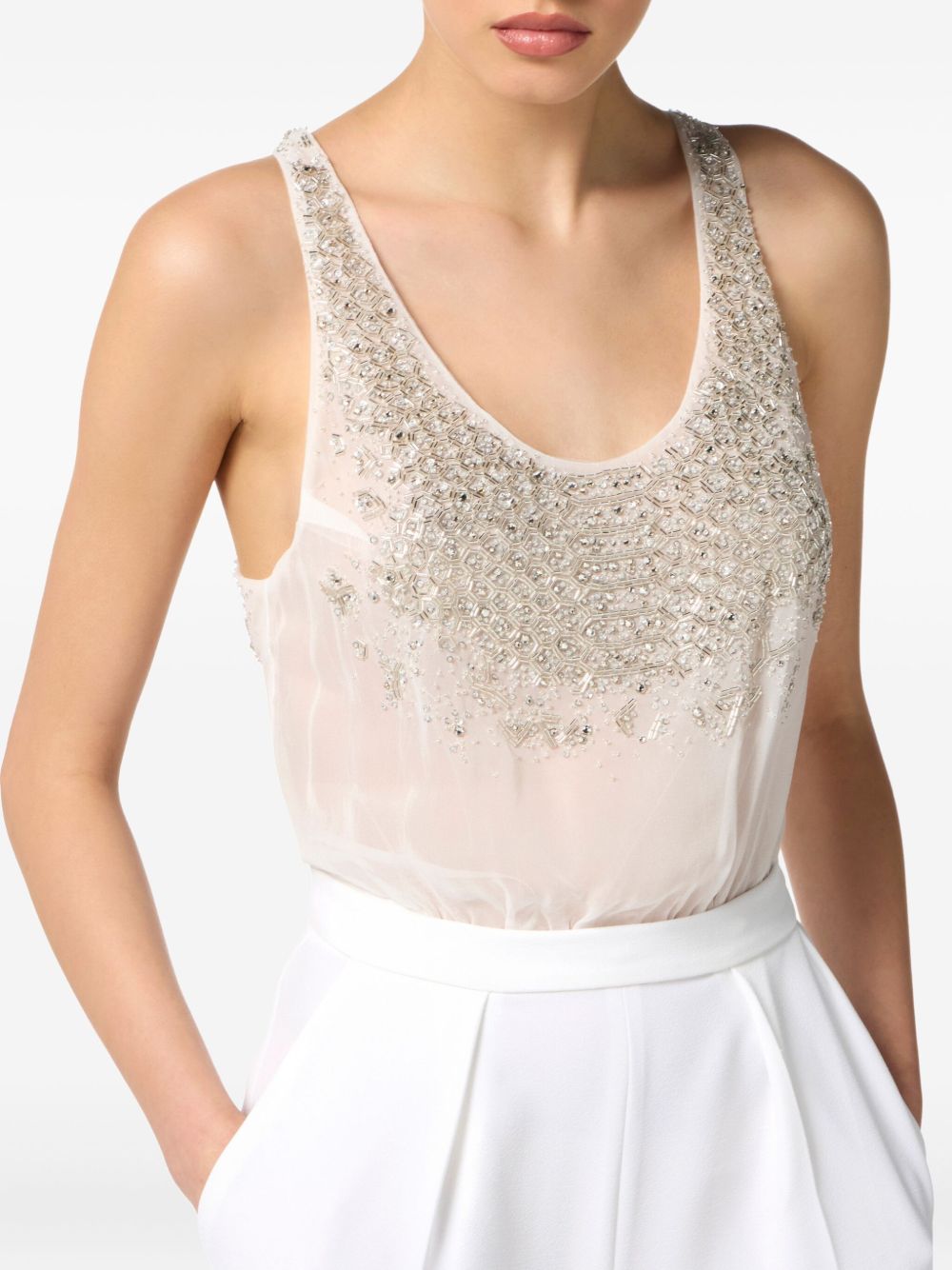 Elisabetta Franchi Tuta intera con decorazione