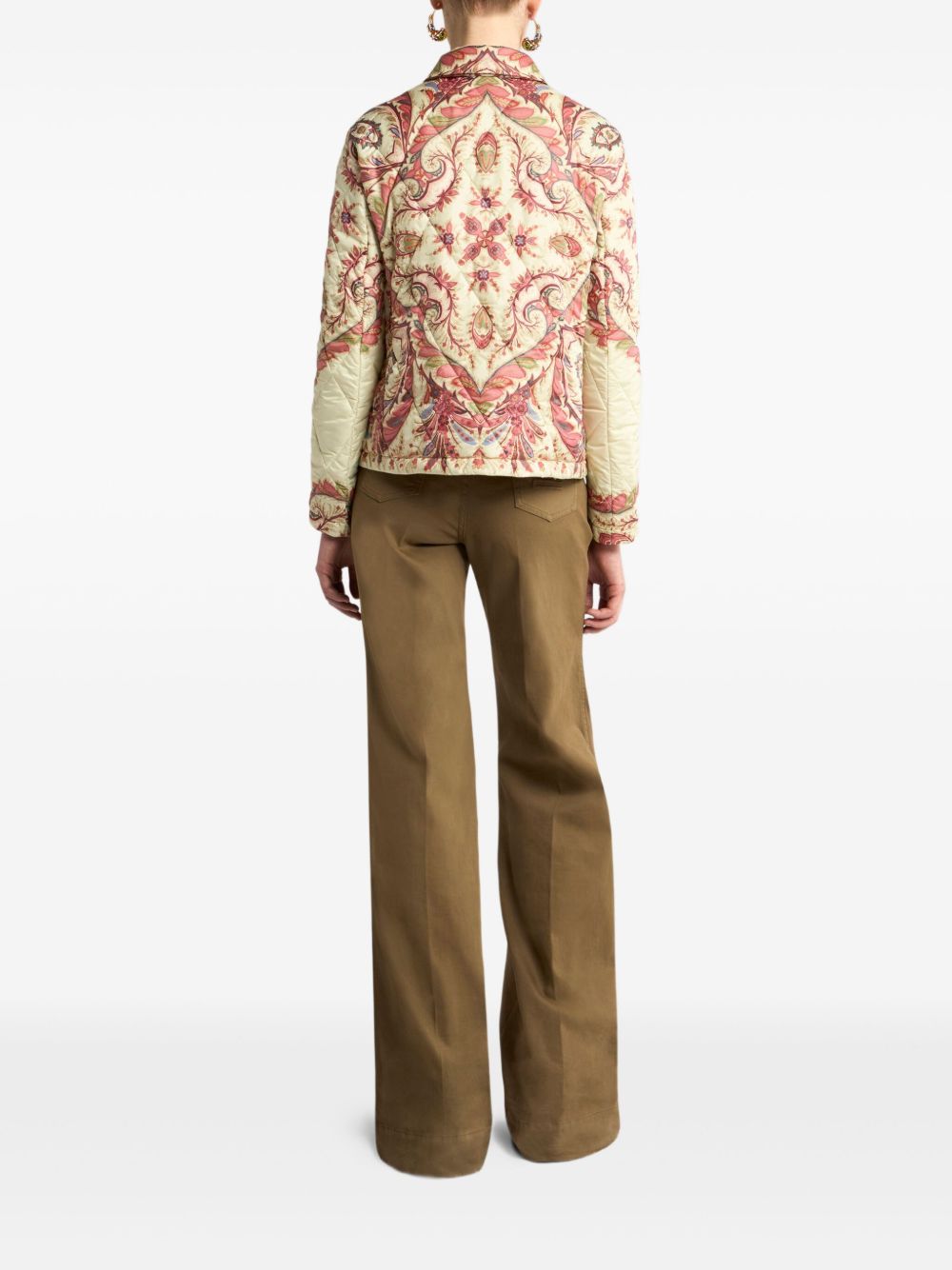 Etro 
Giacca imbottita con stampa foliage.