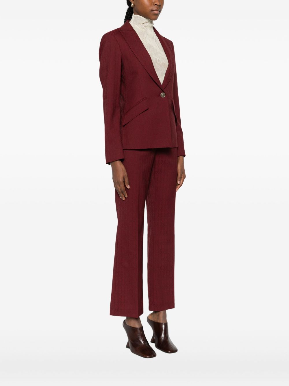 ETRO
Giacca maglia monopetto in lana