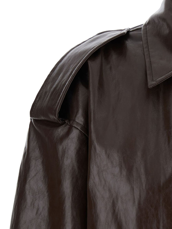 Federica Tosi
Bomber in pelle marrone