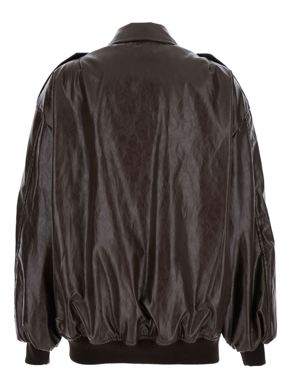 Federica Tosi
Bomber in pelle marrone
