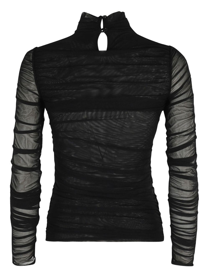 Federica Tosi T-shirt con collo rialzato